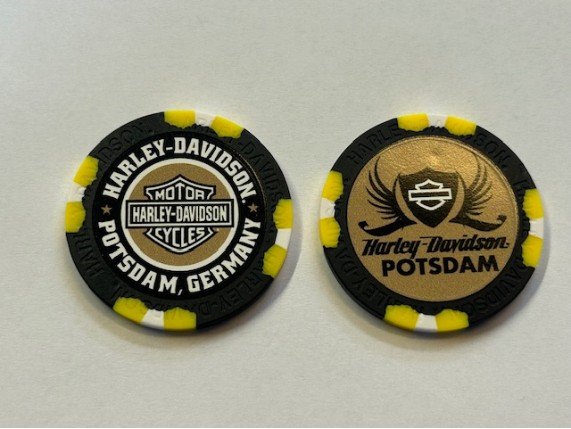 62420, Poker Chip "H-D Potsdam S/G"