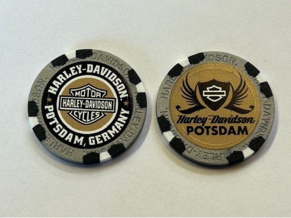 62422, Poker Chip "H-D Potsdam Silber"