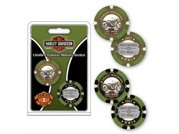 6741-PO-MI, Poker Chip "Lim. Military Ser
