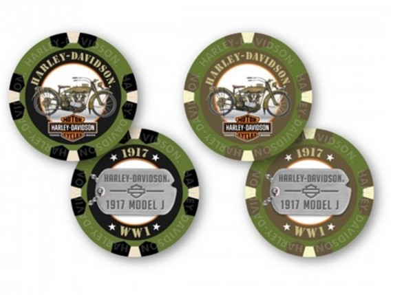 6741-PO-MI, Poker Chip "Lim. Military Ser