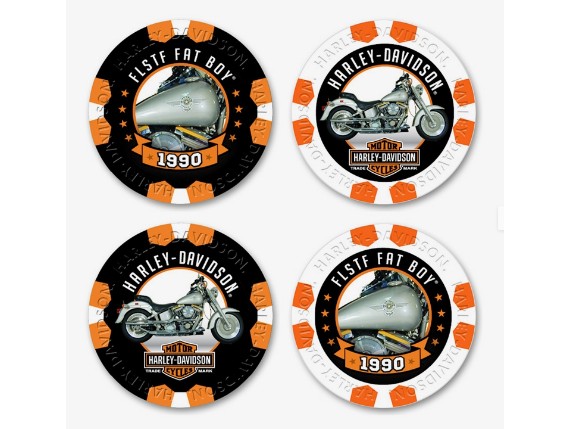 6830-S19, Poker Chip "H-D Vintage Collection"