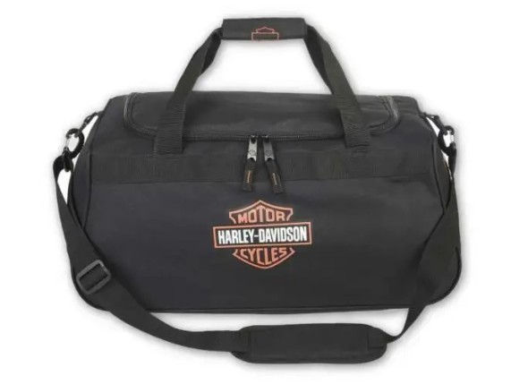 90410-BLKORG, Tasche "Graphic B&S Duffel w/side Sh