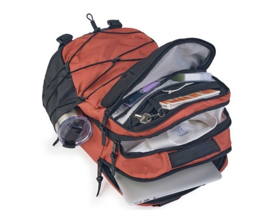 90546-RUST, Backpack "Racing Bungee"