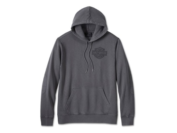 96013-24VM/000L, HOODIE-KNIT,DARK GREY