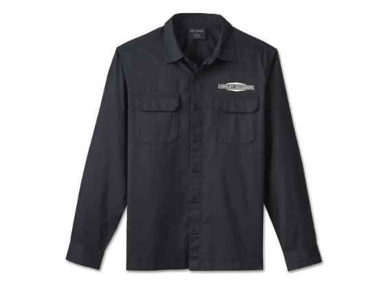 96037-25VM/000M, SHIRT-WOVEN,BLACK