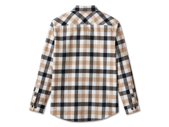 96069-24VM/000L, SHIRT-WOVEN,TAN PLAID