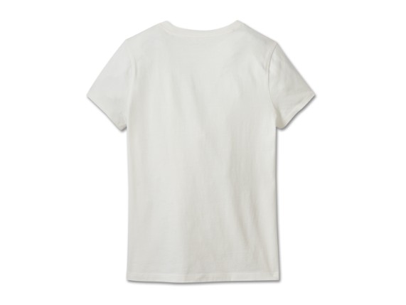 96074-25VW/000S, TEE-KNIT,OFF WHITE