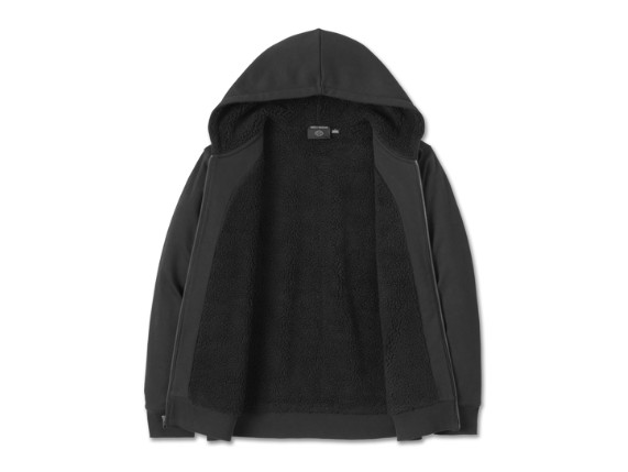 96107-25VM/000M, HOODIE-KNIT,BLACK