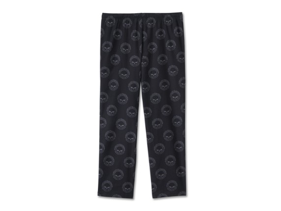 96116-25VM/000M, PAJAMA SET-KNIT/WOVEN,BLACK/PR