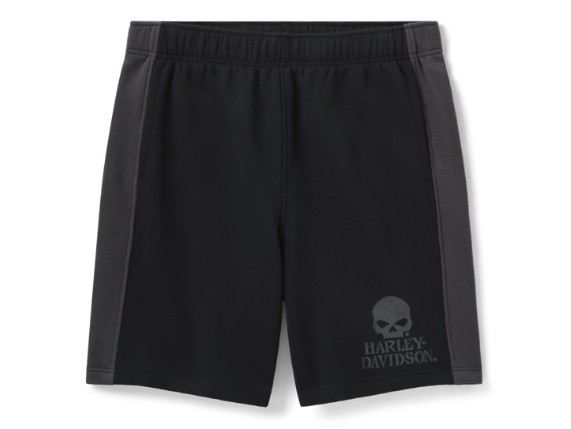 96153-26VM/000M, SHORTS-KNIT,BLACK/GREY
