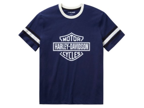 96154-26VM/000M, TEE-KNIT,DARK BLUE HEATHER