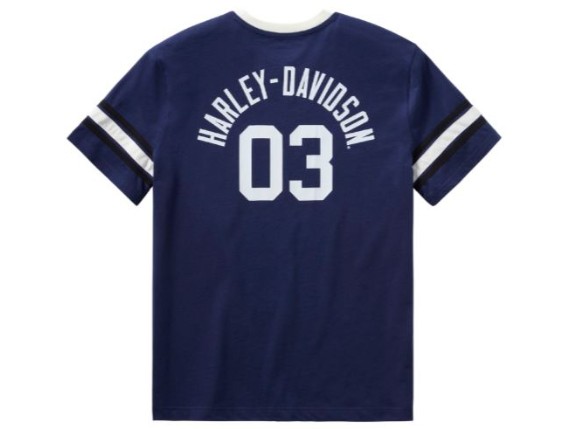 96154-26VM/000M, TEE-KNIT,DARK BLUE HEATHER