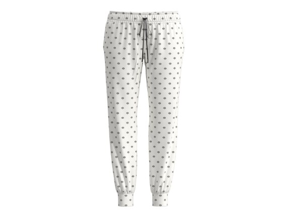 96161-25VW/002S, PAJAMA SET-KNIT,WHITE