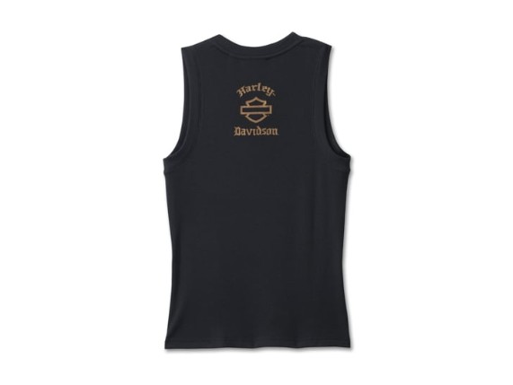96181-25VW/002S, TANK-KNIT,BLACK