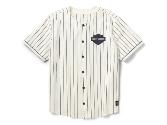 96185-26VM/000M, BASEBALL JERSEY-KNIT,OFF WHT/B