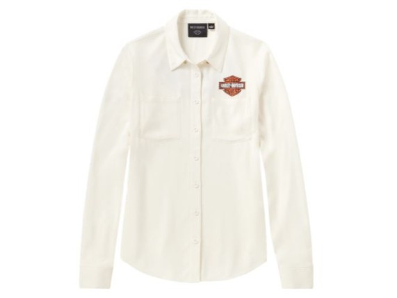 96272-26VW/000M, SHIRT-WOVEN,OFF WHITE