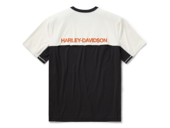 96286-26VM/000M, TEE-KNIT,BLACK/OFF WHITE