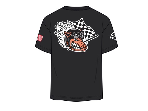 96375-26RX/000M, TEE-KNIT,FACTORY RACING,BLACK