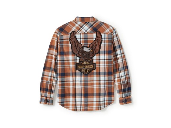 96393-25VM/000M, SHIRT-WOVEN,TAN PLAID