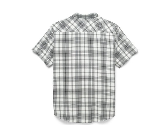 96398-22VM/000M, SHIRT-WOVEN,GREY PLAID