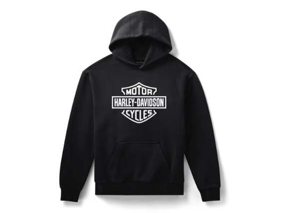 96406-26VM/000M, HOODIE-KNIT,BLACK