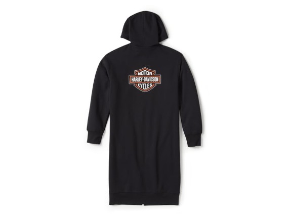96413-25VW/002S, HOODIE-KNIT,DUSTER,BLACK