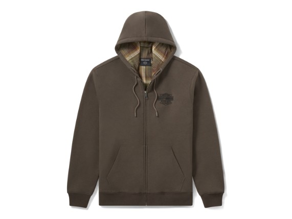 96430-26VM/000M, HOODIE-KNIT,DARK GREEN