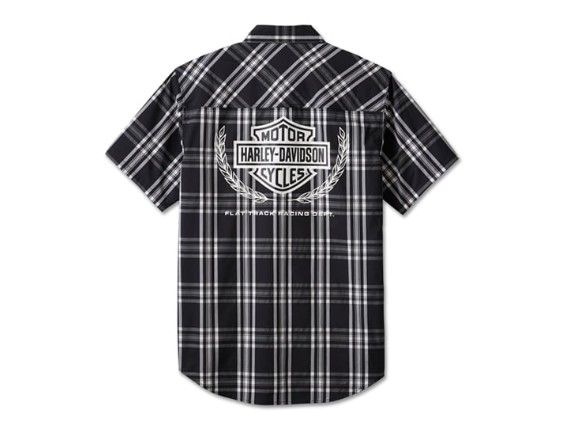 96453-24VM/000M, SHIRT-WOVEN,BLACK PLAID