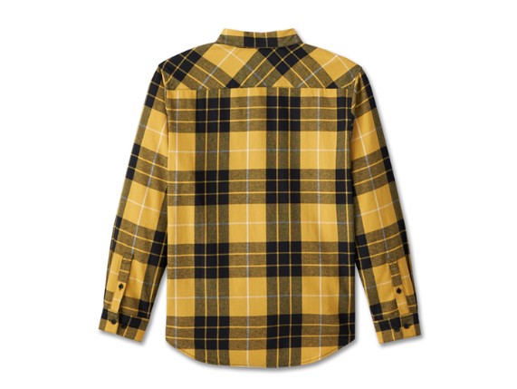 96460-24VM/000M, SHIRT-WOVEN,YELLOW PLAID