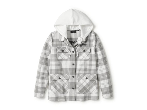 96460-25VW/002S, SHIRT JACKET-WOVEN,OFF WHITE/L
