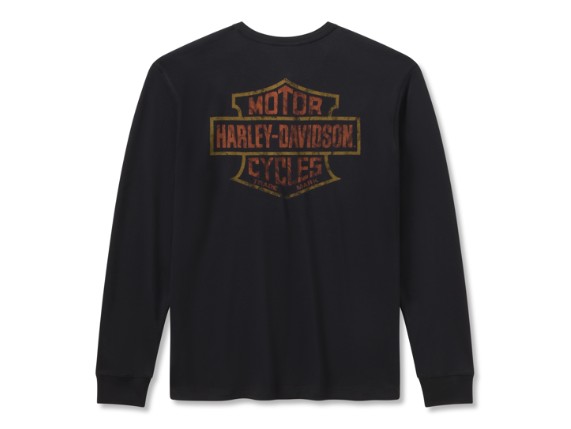 96466-26VM/000M, HENLEY-KNIT,BLACK