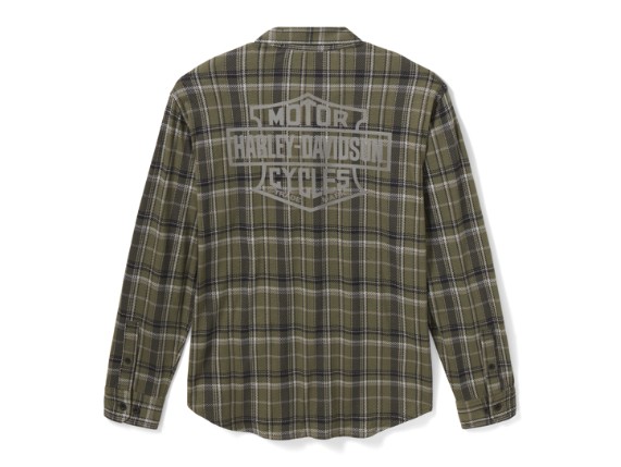 96477-26VM/000M, SHIRT-KNIT,GREEN/BLACK