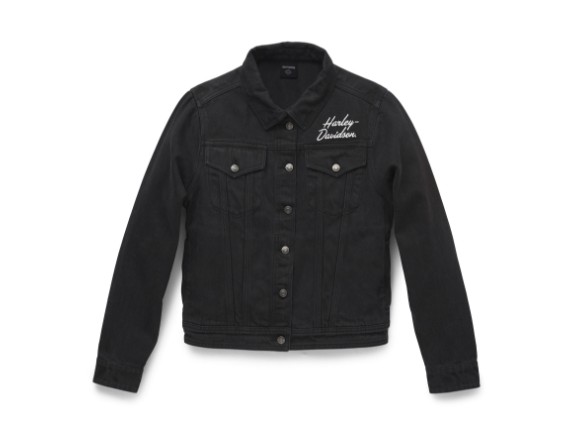 96494-22VW/002S, JACKET-DENIM,BLACK