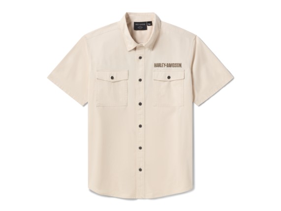 96523-26VM/000M, SHIRT-WOVEN,OFF WHITE
