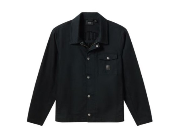 96531-26VM/000M, OVERSHIRT-WOVEN,BLACK