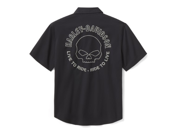 96558-26VM/000M, SHIRT-WOVEN,BLACK