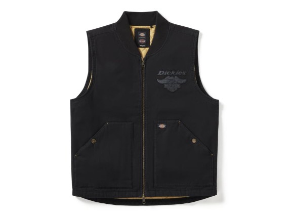 96575-25VM/000M, VEST-DICKIES,WOVEN,QUILTED,BLA