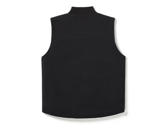 96575-25VM/000M, VEST-DICKIES,WOVEN,QUILTED,BLA