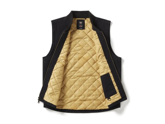 96575-25VM/000M, VEST-DICKIES,WOVEN,QUILTED,BLA
