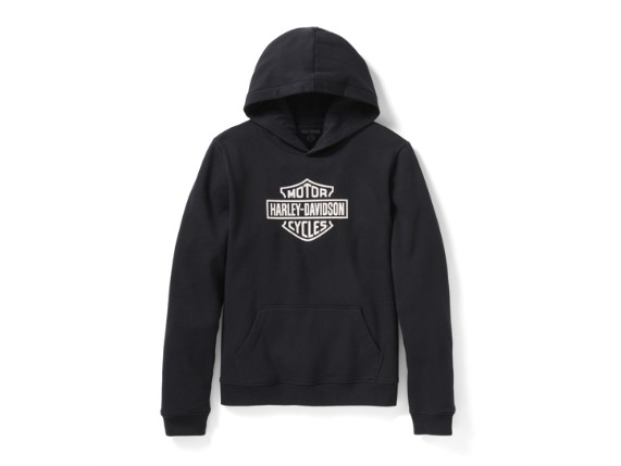 96603-26VW/000S, HOODIE-KNIT,BLACK