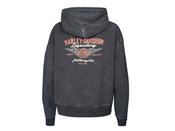 96609-26VW/000S, HOODIE-KNIT,BLACK