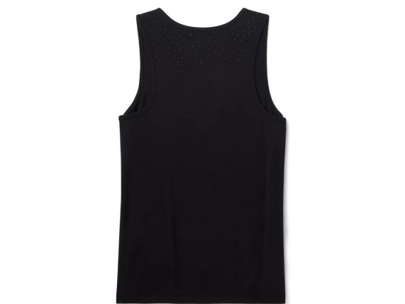 96653-25VW/002S, TANK-KNIT,BLING,SLOW BURN,BLAC