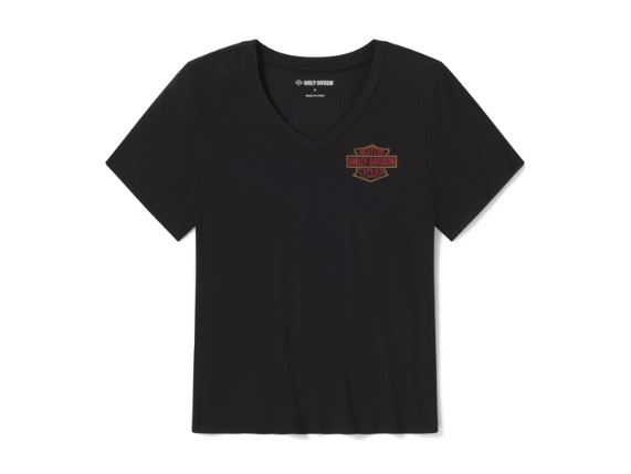 96666-26VW/000S, TEE-KNIT,BLACK