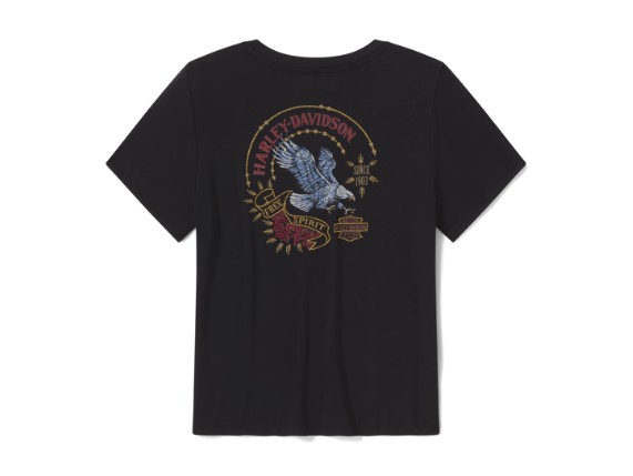 96666-26VW/000S, TEE-KNIT,BLACK