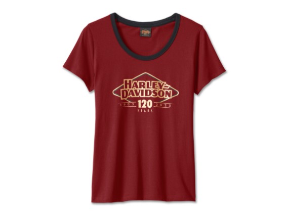 96695-23VW/002S, TEE-120TH,KNIT,RED