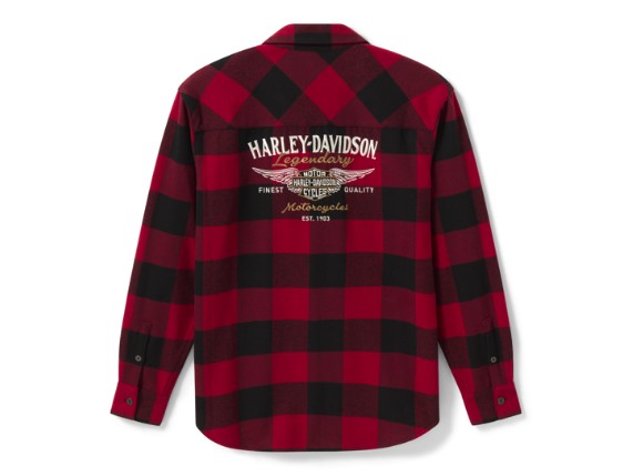 96727-26VW/000S, SHIRT JACKET-WOVEN,DARK RED/BL