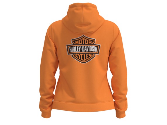 96749-25VW/000S, HOODIE-KNIT,ORANGE