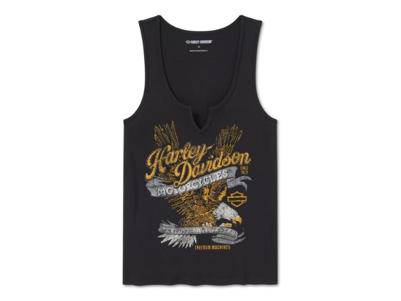 96773-26VW/000S, TANK-KNIT,BLING,LIVE TO RIDE,B