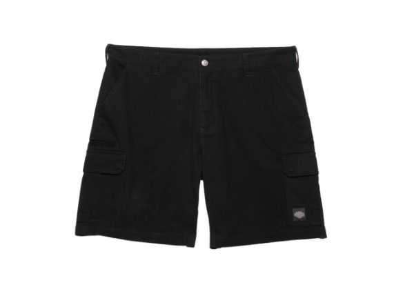 96784-23VM/3200, SHORTS-WOVEN,CARGO,BLACK