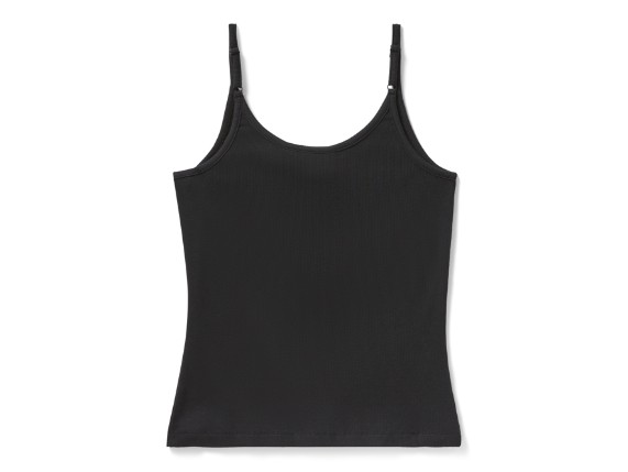 96848-25VW/002S, TANK-KNIT,BLACK